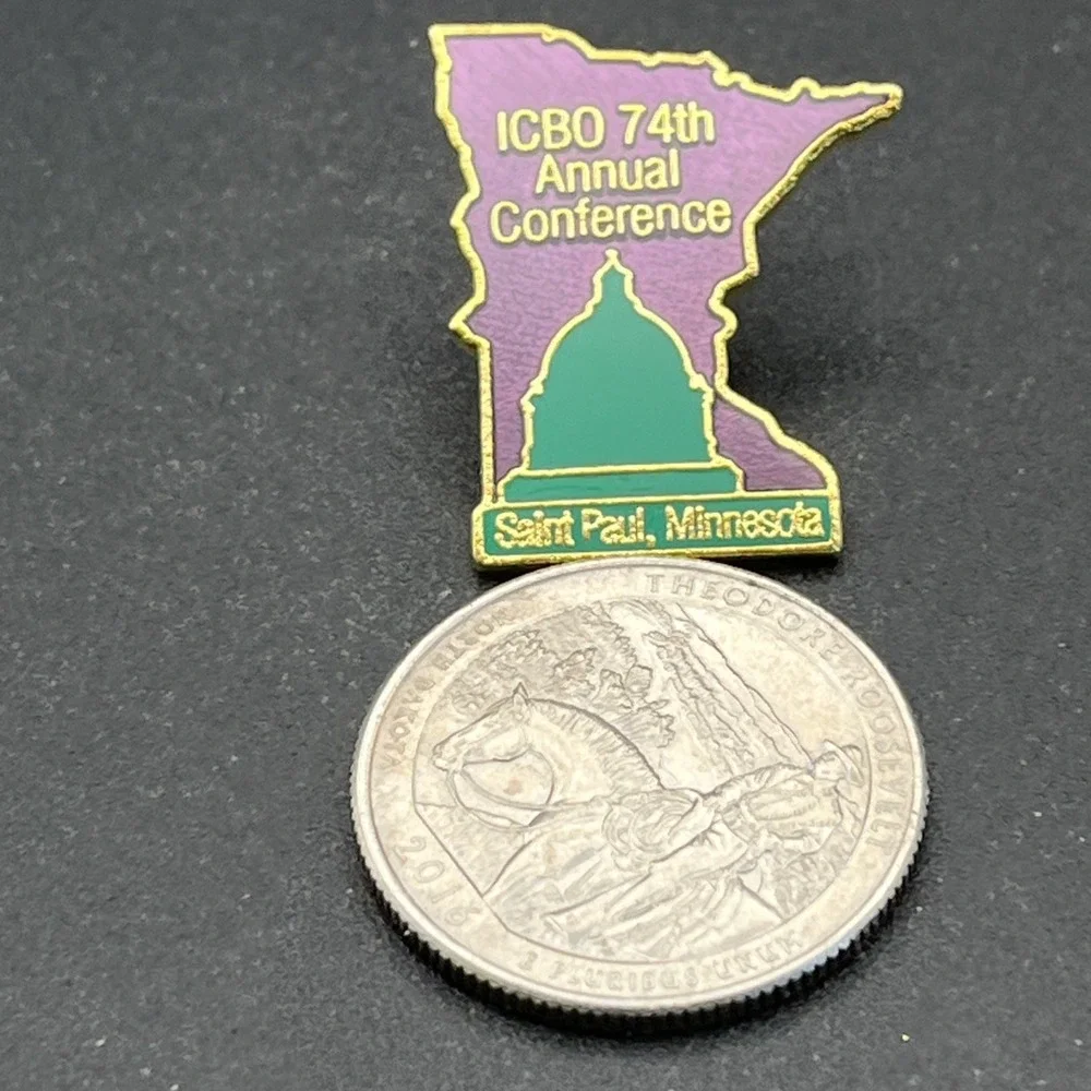 International Conference Of Building‎ Officials Saint Paul ICBO Lapel Hat Pin